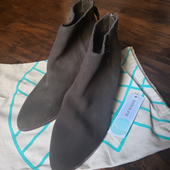 Stitch Fix Frida Suede Heeled Bootie - Picture 2 of 7